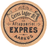 ca 1900 Ceres lager &oslash;l aftappet af Expres