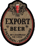 Ca. 1950 Eksport Beer fra S&oslash;nderborg 