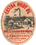 Ca 1912 Ekstra Hvidt&oslash;l fra Bollesager Bryggeri