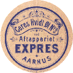 F&oslash;r 1903 Ceres hvidt&oslash;l no 3 ved aftapperiet Expres