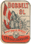 ca 1900 Dobbelt&oslash;l fra Dampbryggeriet Dryaden, Svendborg