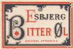 Før1901 Bitterøl Fra Esbjerg Bayersk og Hvidtølsbryggeri
