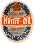 o 1930 Krone Hvidtøl fra Esbjerg