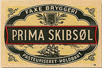 1947-1947 Skibsøl fra Faxe, kriseetiket