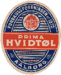 F&oslash;r1950  prima hvidt&oslash;l  fra Arbejdernes Forbrugsforenings Bryggeri i Aalborg