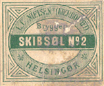 1891 - 1902 Skibsøl fra Helsingør