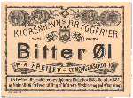 o 1890 Bitterøl aftappet i Storekongensgade