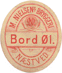  ca. 1905 M. Nielsens Bryggeri, bord&oslash;l 