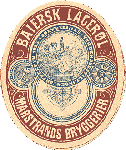 ca 1885 Marstrands bryggerier baiersk lager&oslash;l
