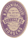 o 1900 Dobbeltøl fr N Jensens Bryggeri Horsens