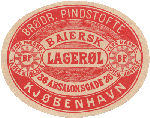 o 1890 Baiersk lager&oslash;l aftappet af opfinderne Pindstofte