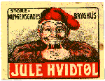 julen 1907 Store Kongensgade Bryghus jule hvidt&oslash;l