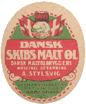 1912 - 1916 Skibsmalt&oslash;l fra Stylsvigs bryggeri K&oslash;benhavn 