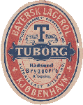 Ca. 1895 bayersk lager&oslash;l fra Tuborg 