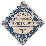 F&oslash;r 1895 Hvidt&oslash;l no 3 fra Usser&oslash;d