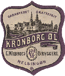 o 1903 kronborg øl fra Wiibroe, Helsingør