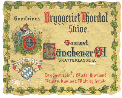 o 1950 Thordal Gambrinus 