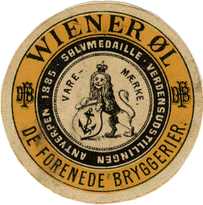 1885 - 1891 Wiener&oslash;l fra Marstrands Bryggerier
