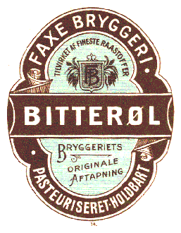 o 1950 Bitter&oslash;l fra Faxe