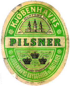 ca .1910 Kj&oslash;benhavnspilsner