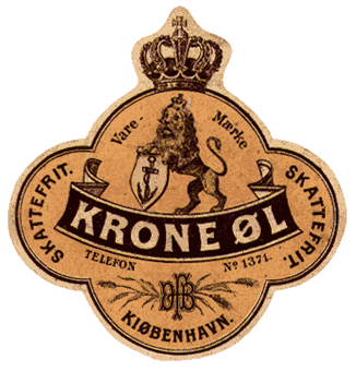 1895 Krone&oslash;l fra De forenede Bryggerier 