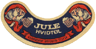 ca. 1955 Kv&aelig;rndrup Julehvidt&oslash;l