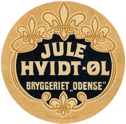 F&oslash;r 1934 Jule hvidt&oslash;l fra Bryggeriet Odense