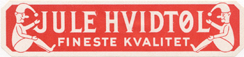 Omkring 1950 Julehvidt&oslash;l fra R&oslash;rkj&aelig;r Esbjerg