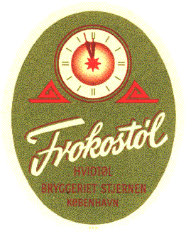 ca. 1955 frokost&oslash;l fra Stjernen