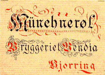 Ca 1890 Vendia M&uuml;nchener &oslash;l